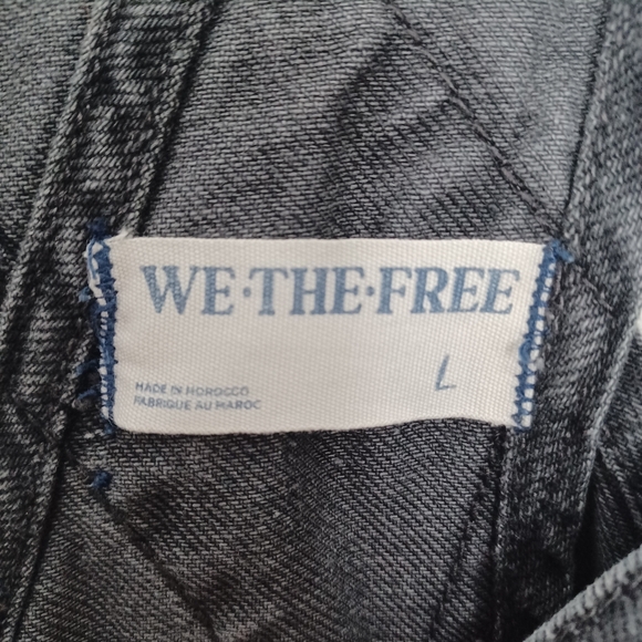 We The Free Black Denim Jumpsuit - Picture 2 of 3